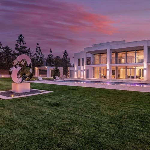 A beautifully photographed mansion in Bakersfield Country Club